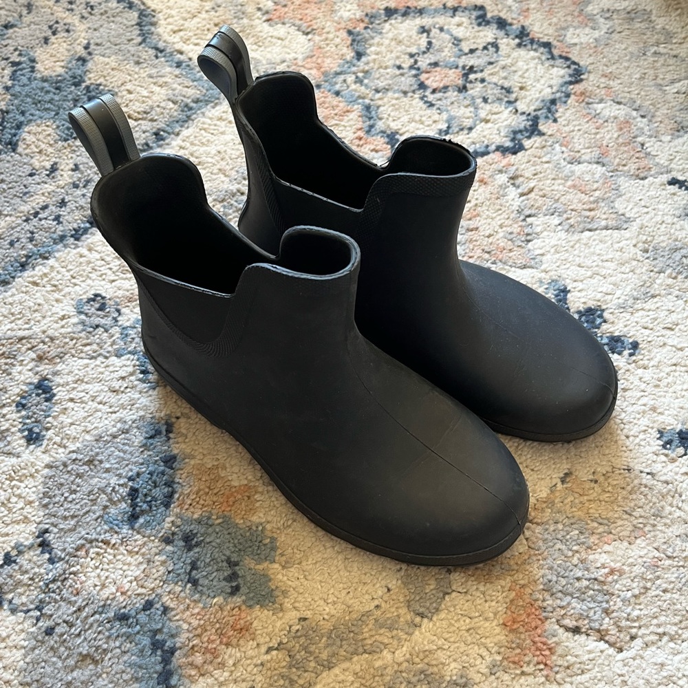 Tote’s Women’s Rubber Ankle Rain Boot - Size 9, Color: Black
